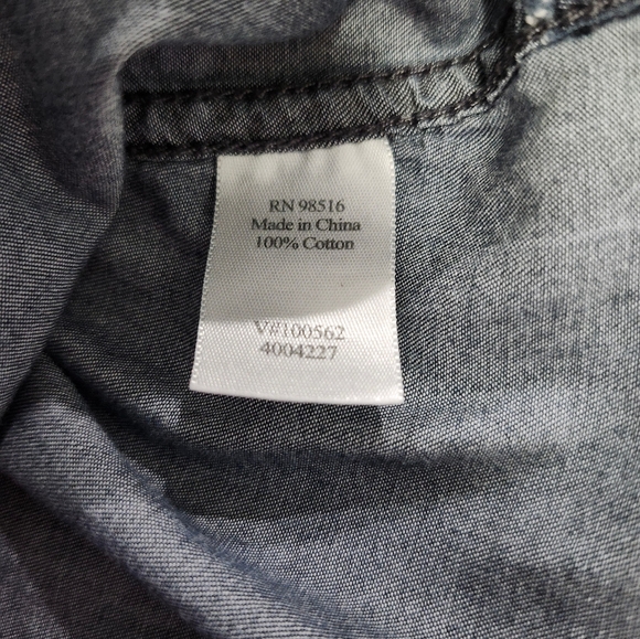 Coldwater Creek   Women's S (6-8) Denim   Tunic   Top    Denim Blue - Picture 4 of 16